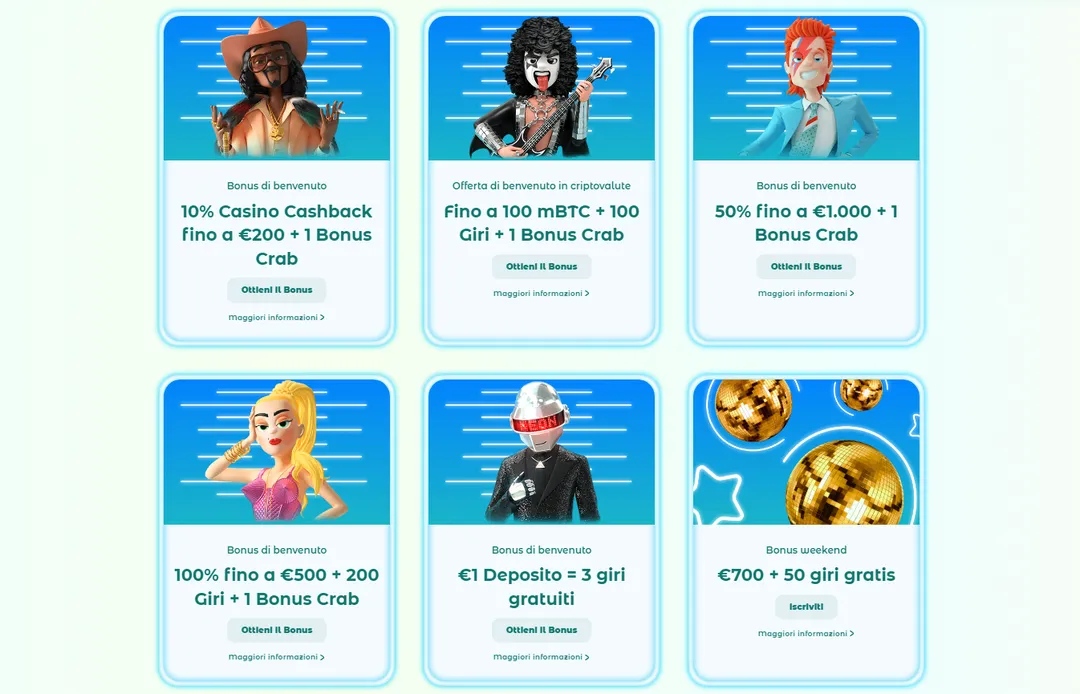 Neon54 Casino Bonus